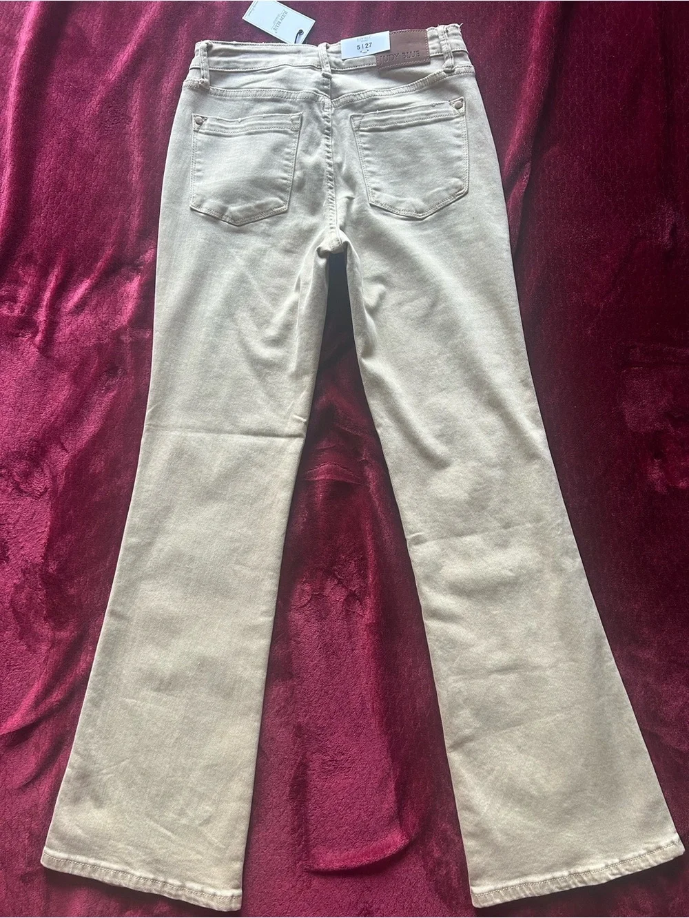 Judy Blue Golden Tan Mid Rise Stretch Denim Boot Cut Jeans New - Picture 3 of 7